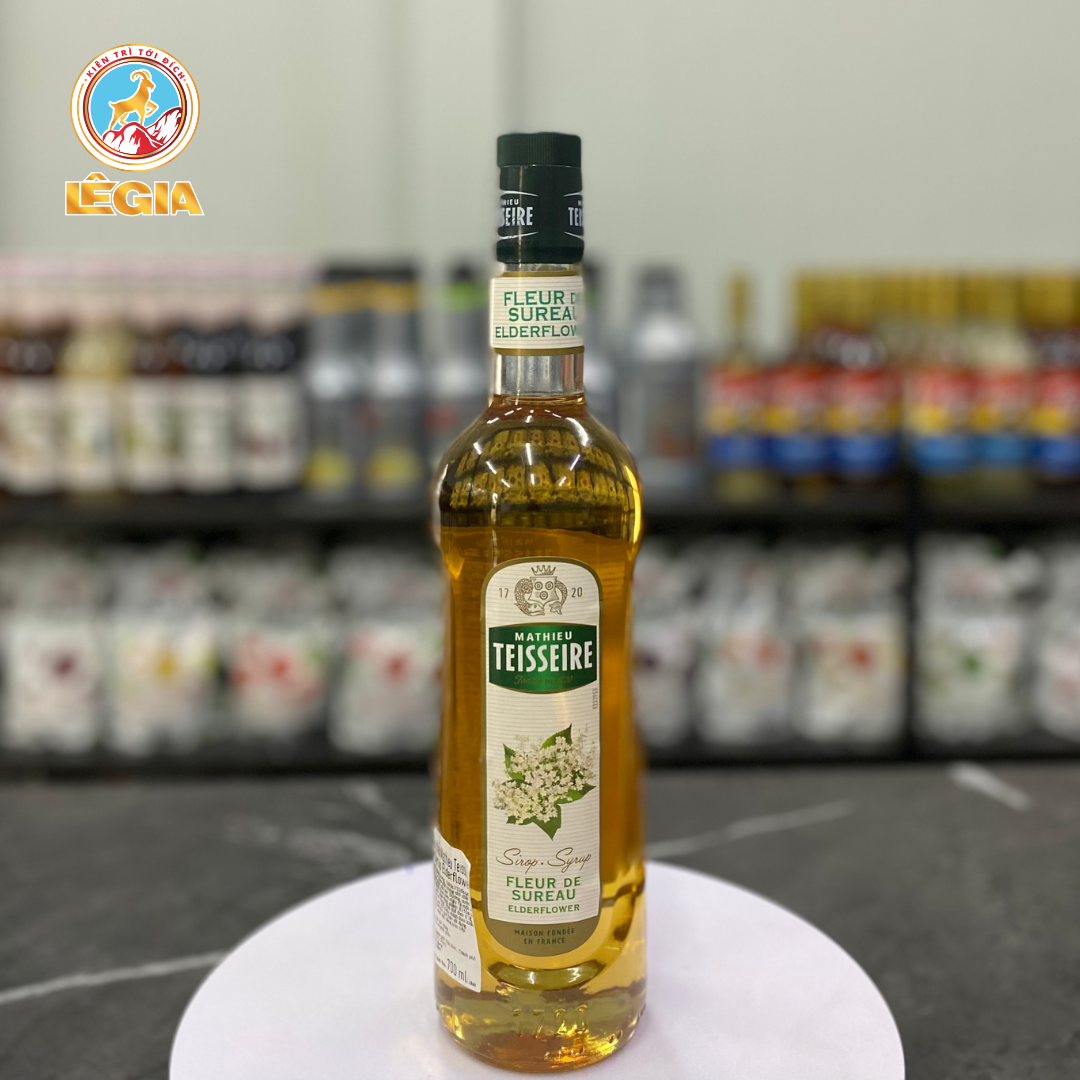 SIRUP TEISSEIRE HOA CƠM CHÁY 700ML - ELDERFLOWER TEISSEIRE SYRUP
