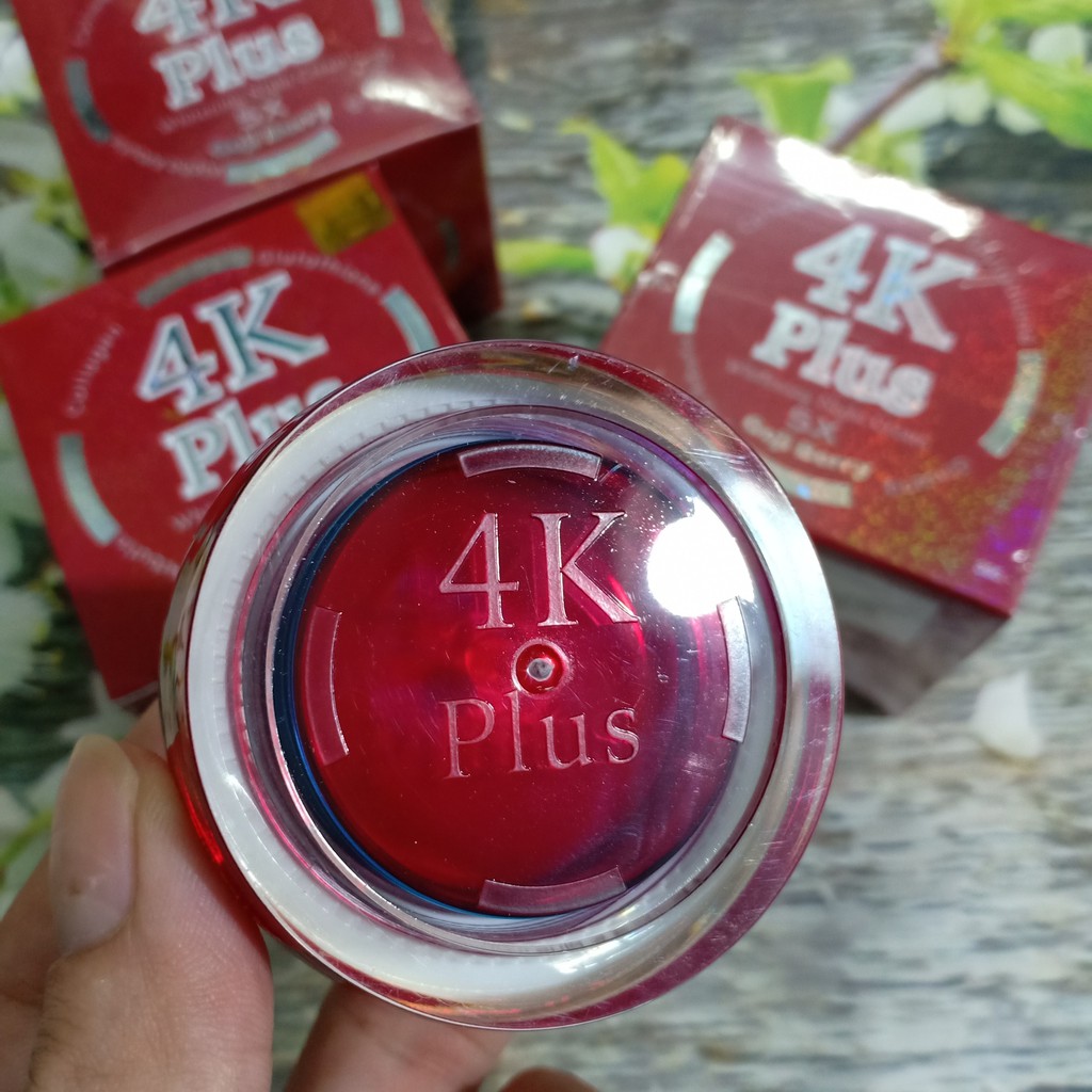[Có tem] Kem 4K PLUS 5X Đỏ Thái Lan - Ngừa Mụn, Mờ Thâm Mụn