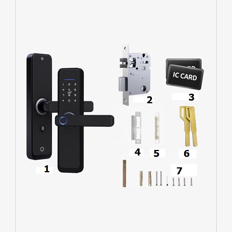 [HCM]Khóa vân tay Smart Lockdoor Homesheel L2