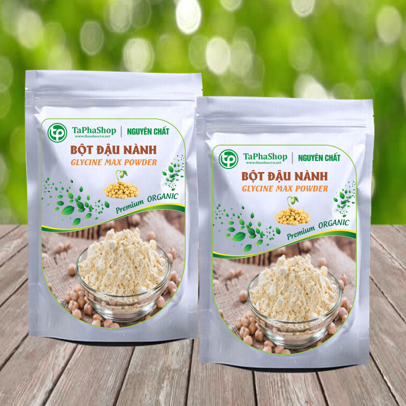Bột đậu nành nguyên chất túi nhỏ loại 100g - Thảo Dược Tấn Phát