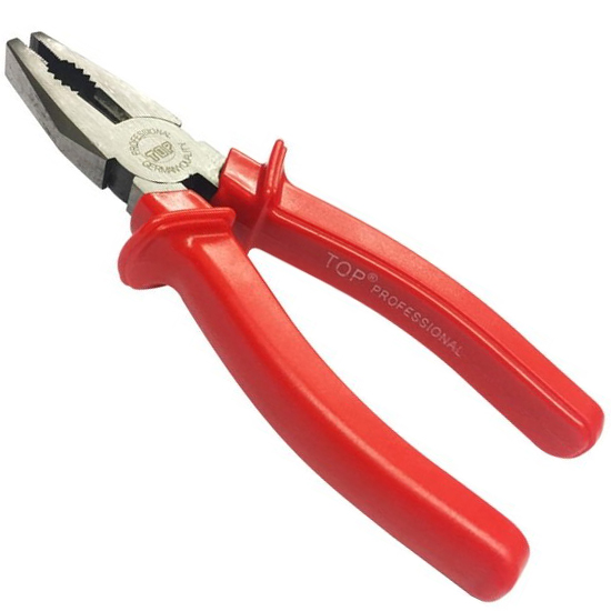 Kìm điện cán Đỏ TOP đủ size (6”-7”- 8") (160180mm 200mm)
