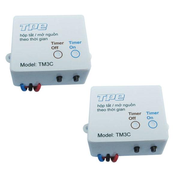Bộ 2 công tắc hẹn giờ tuần hoàn tpe tm3c-combo