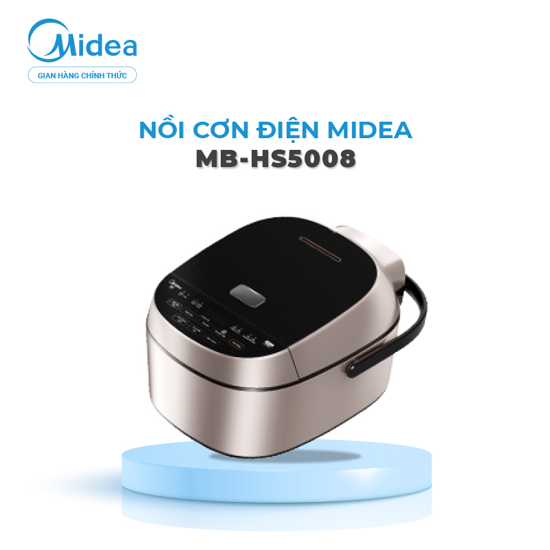 [HÀNG TẶNG KHÔNG BÁN] Nồi Cơm Điện Cao Tần Midea MB-HS5008 1.8 Lít Công suất 1300W - Hàng chính hãng bảo hành điện tử 1 năm