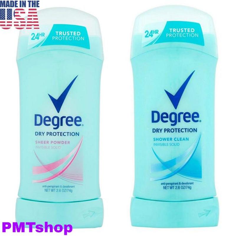 [USA] Lăn sáp khử mùi nữ Degree Women Shower Clean invisible solid, Sheer Powder 74g - Mỹ nhập khẩu