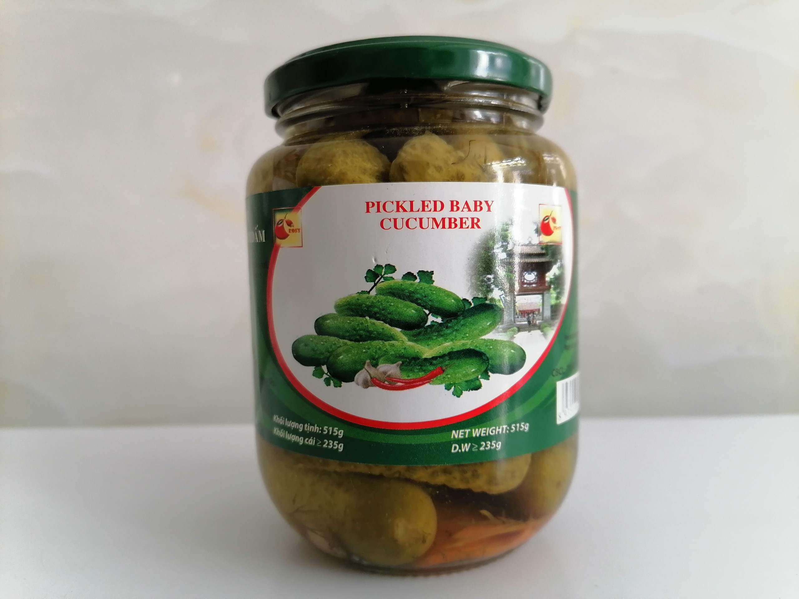 [515g BABY CUCUMBER] DƯA CHUỘT BAO TỬ NGÂM GIẤM [VN] TÂN MAI Pickled Baby Cucumber (tmth-hk)