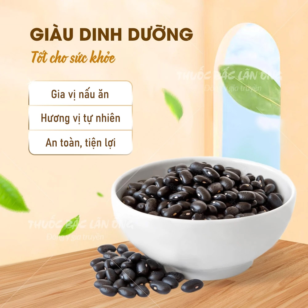 Bột đậu đen 100g, bột đỗ đen rang thơm, nghiền mịn, giúp thanh nhiệt, mát gan, hỗ trợ giảm cân