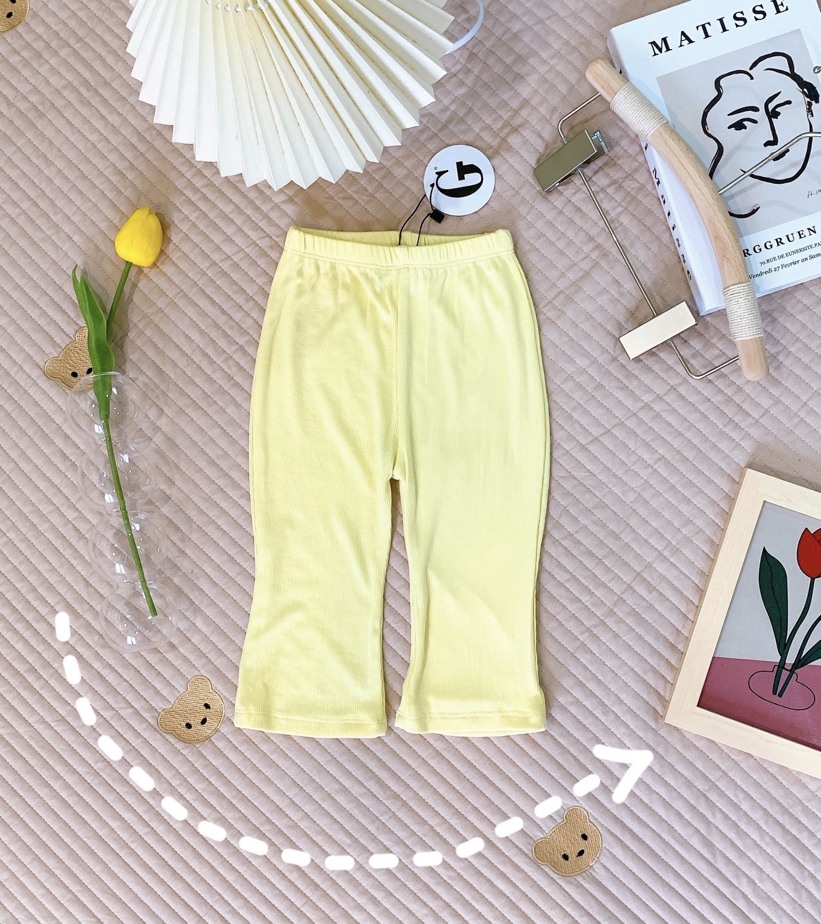 [Hoàn Tiền 6%] Lyvyshop - (Hàng chính phẩm) Quần legging siêu dễ thương cho bé 09-26kg (giá 01 quần)