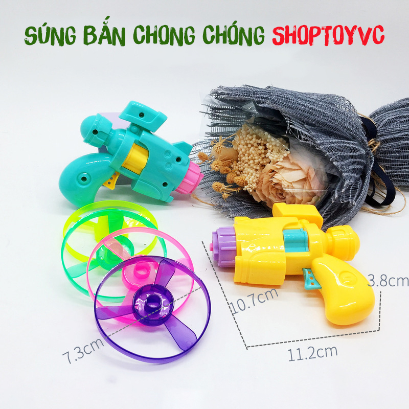 Đồ Chơi Bắn Chong Chóng Đèn Led