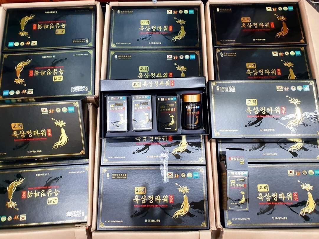 CAO HẮC SÂM HÀN QUỐC 250G X 4 LỌ