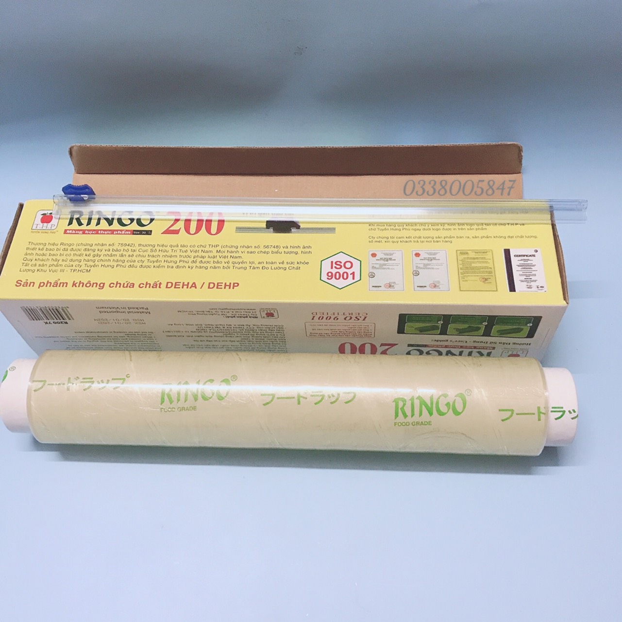 Màng bọc thực phẩm Ringo Wrap 200*30cm màng dai siêu dính