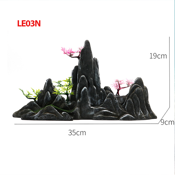 [FREESHIP + ÁP MÃ GIẢM 10%] Tiểu Cảnh Hòn Non Bộ Mini Chùa Tháp, Lâu Đài Hoang Trang Trí Bể Cá Nhiều Mẫu Lựa Chọn Có Ảnh Kích Thước Thực Tế