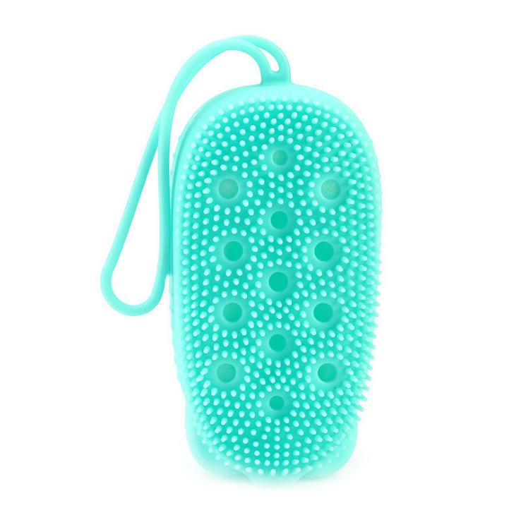Dụng Cụ Tắm Chà Lưng Silicon Hình Gấu Mềm Mịn