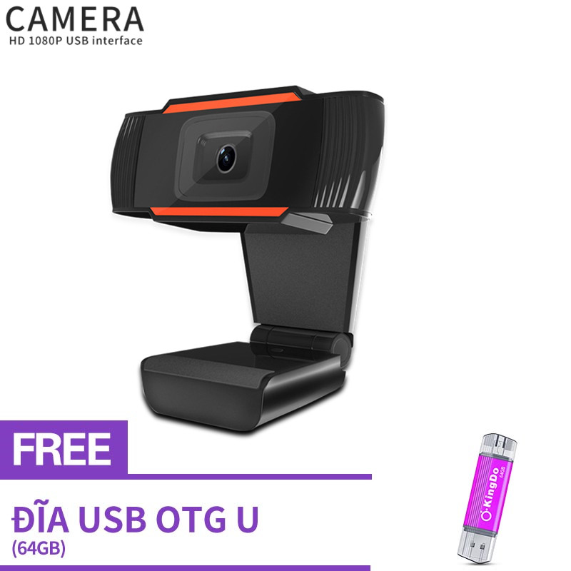 Webcam 1080P 30fps Web Cam AF Chức Năng Lấy Nét Tự Động Máy Ảnh Web Với Microphone Máy Ảnh Web Cho PC Usb Camera Webcam Full Hd 1080P Webcam,Với Xiaomi OTG miễn phí（64GB）