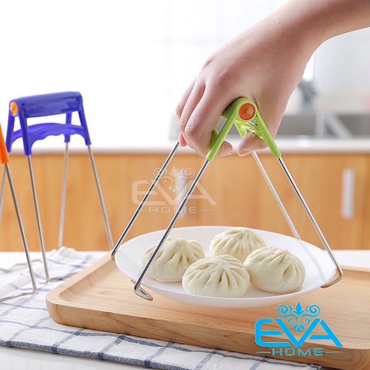 [HCM]Dụng Cụ Kẹp Gấp Nóng Thức Ăn Tay Cầm Nhựa Tiện Dụng