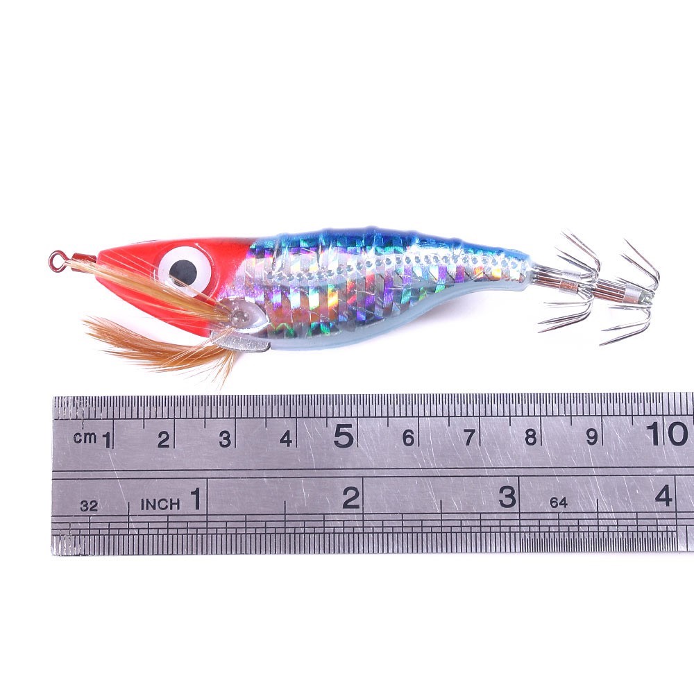 Mồi tôm giả câu mực 10cm -9g – siêu nhạy