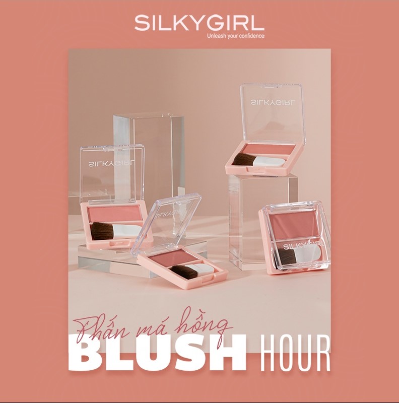 Phấn Má Hồng SilkyGirl Blush Hour 3g