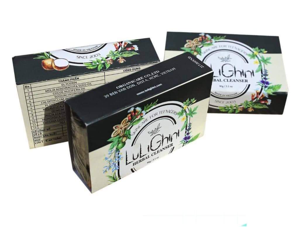 Xà bông rửa mặt thảo dược Lulighini