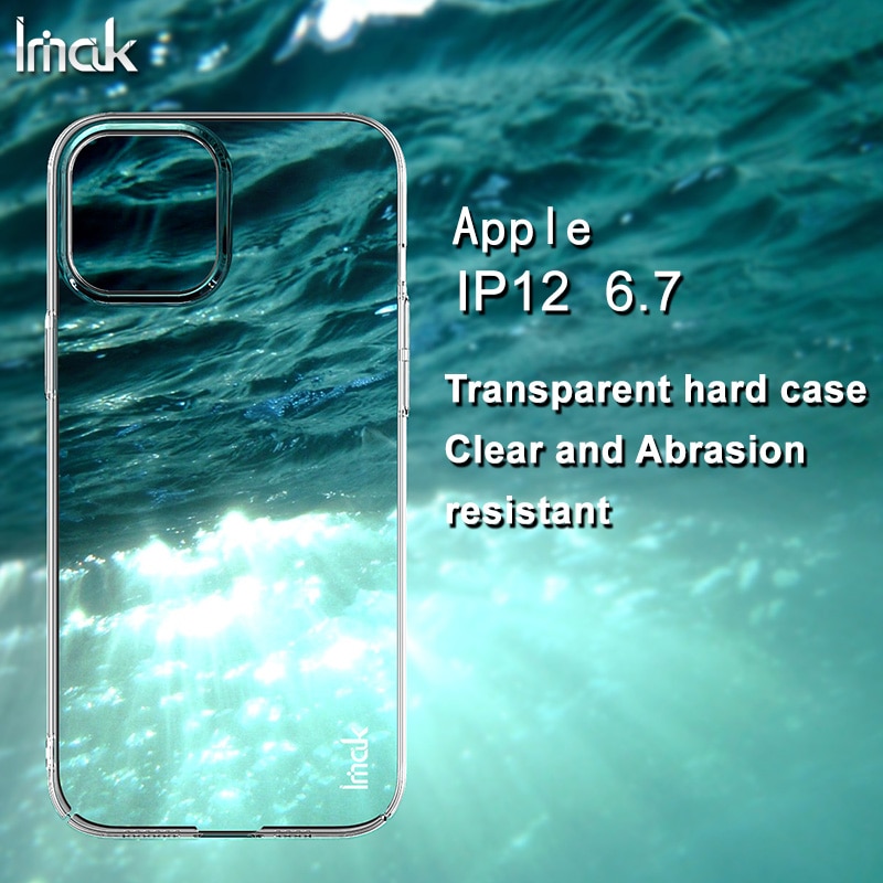 iPhone 12 Pro Max, Ốp Lưng Trong Suốt Hiệu Imak Cho iPhone 12 Pro Max, Ốp Lưng iPhone