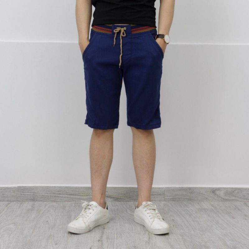 quần short kaki lưng thun thời trang nam