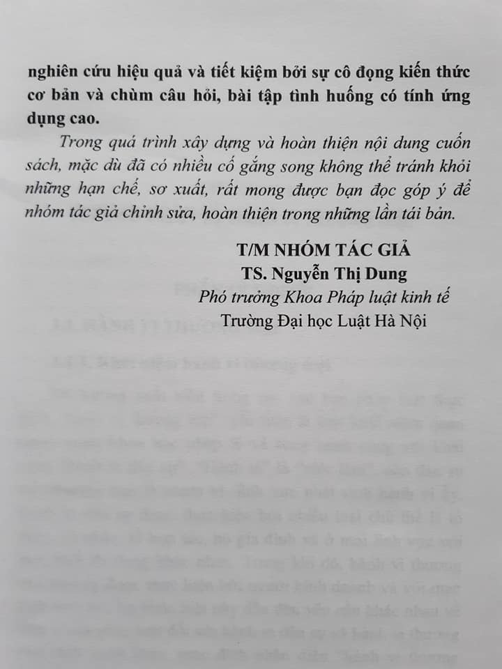 Hướng Dẫn Môn Học Luật Thương Mại ( Tập 1)