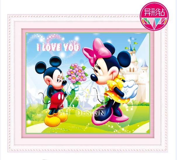 Tranh đính đá chuột micky 77521