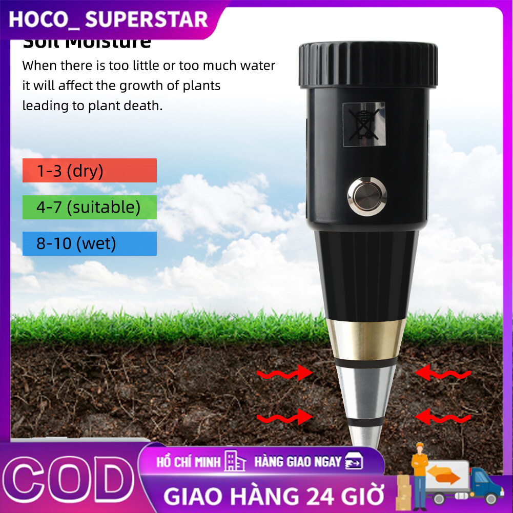 Multi-Purpose Soil Moisture / Ph / Acidity / Temperature Meter
