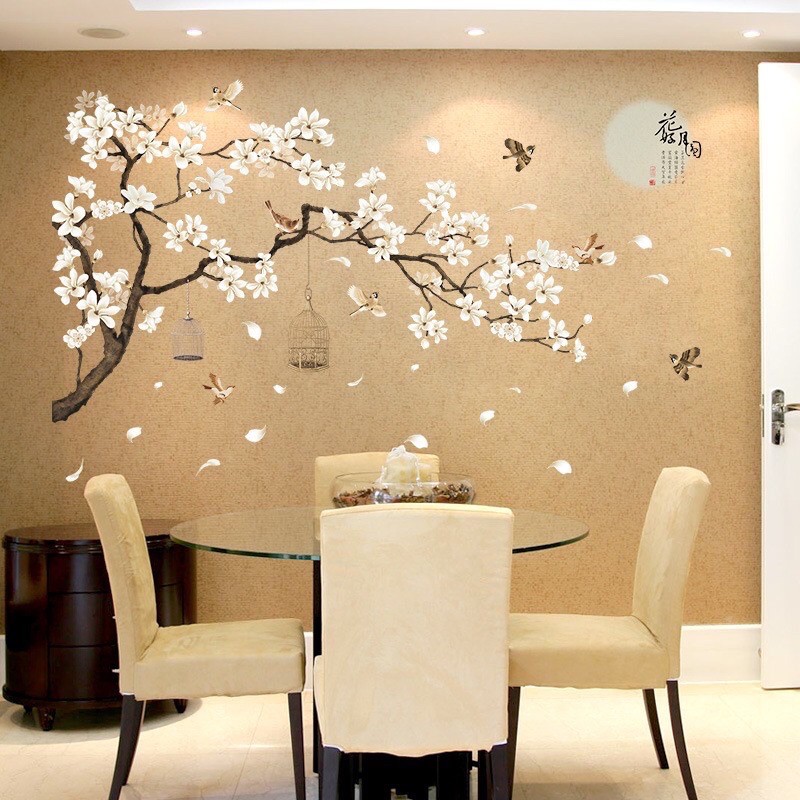 Decal Dán Tường Trung Hoa Decor Thơ Mộng