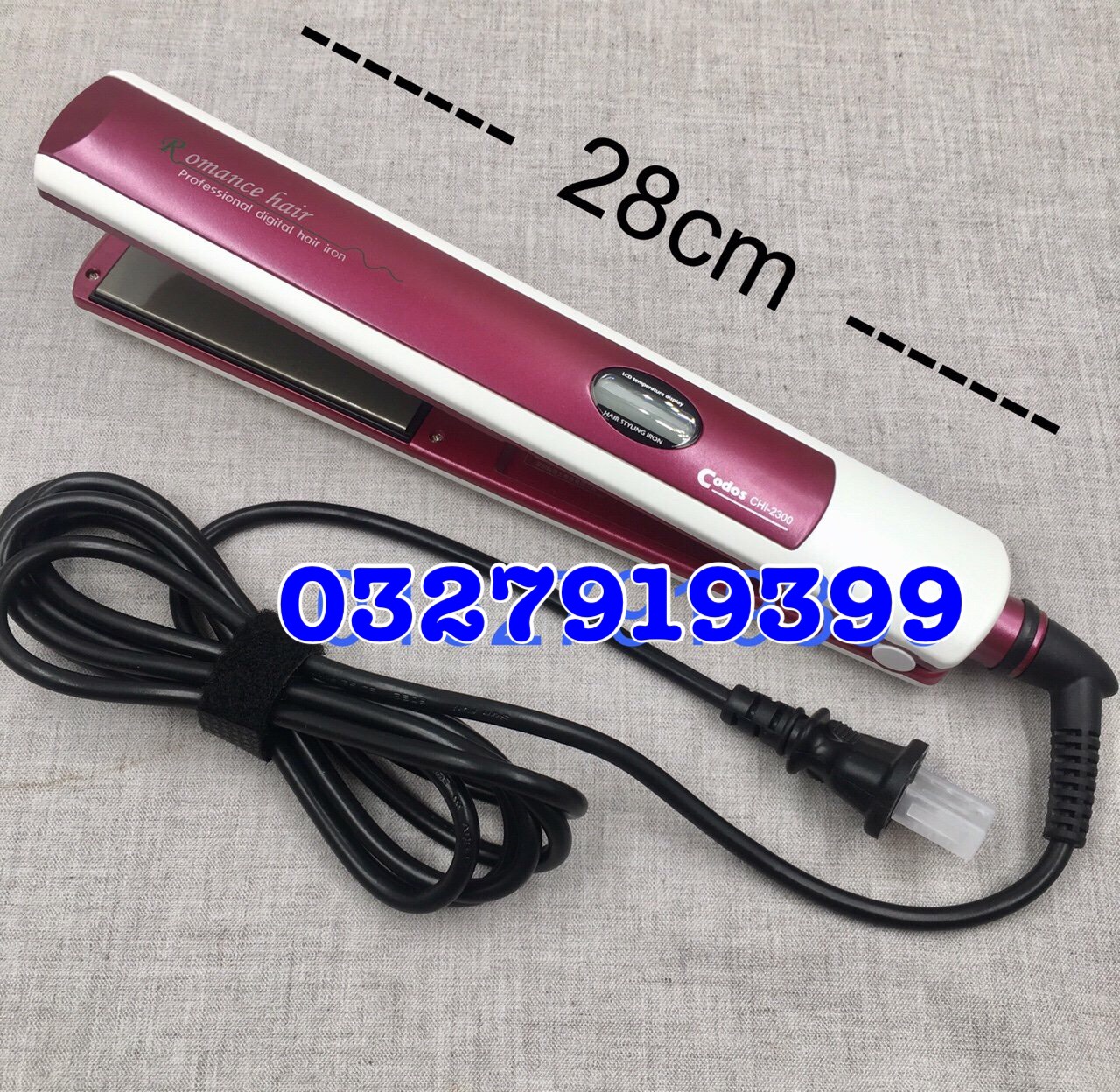 Codos-2300 High Quality Hair Straightener - Non-Stick Ceramic Design & Good Heat Transfer