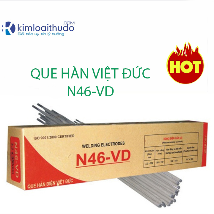 5 Que hàn N46-VD Việt Đức phi 3.2mm