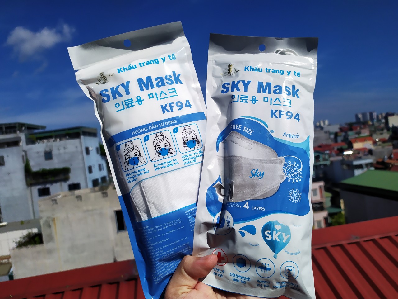 Khẩu trang y tế KF94 SKY MASK