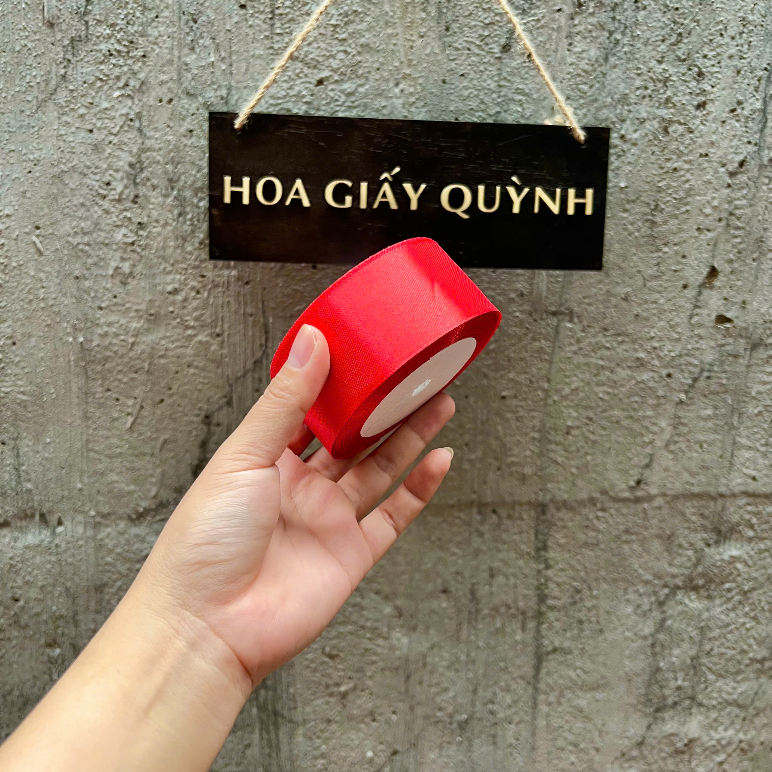 RUY BĂNG LỤA 4cm x 20m