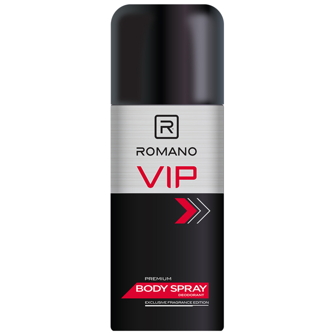 Xịt Khử Mùi Romano VIP Passion 150ml (Đỏ)