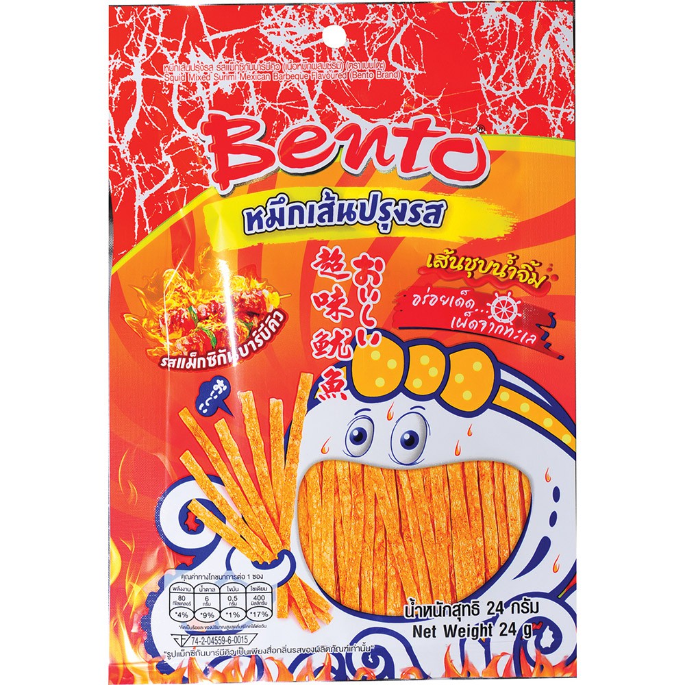 Mực Bento Sợi Thái Lan Gói lớn 24gr