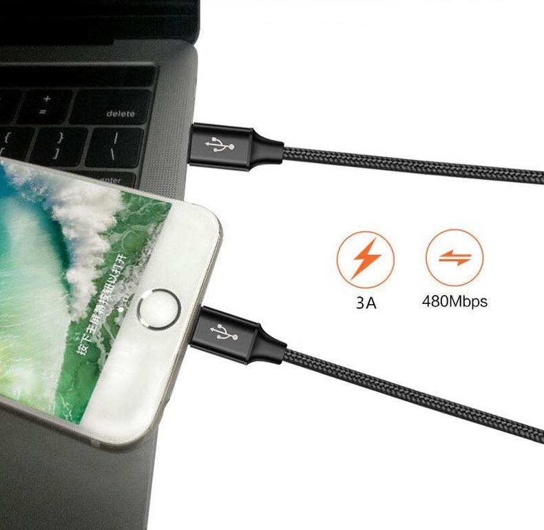 Cáp sạc dữ liệu Type C to Lightning - ATDTECH