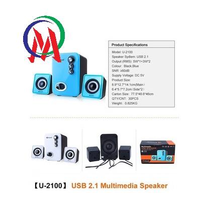 [HCM][HÀNG ĐẸP GIÁ RẺ ÂM THANH HAY] Loa máy tính  2.1 Kisonli U-2100