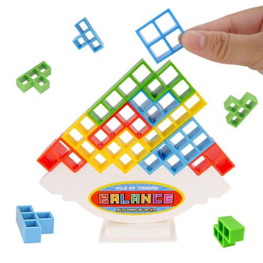 [On Sale] HOT Tetra Tower Game Stacking Blocks Balance Puzzle Assembly Bricks gift