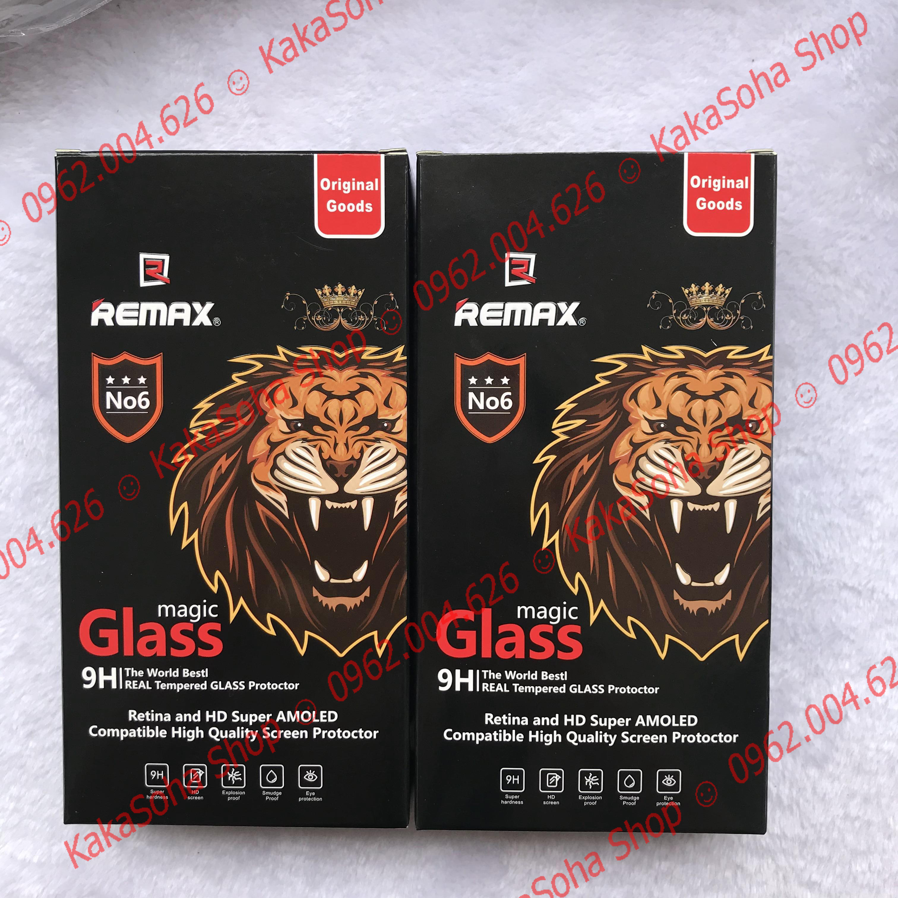 Kính cường lực Remax Iphone 6/7/8/X/Xs/XsMax