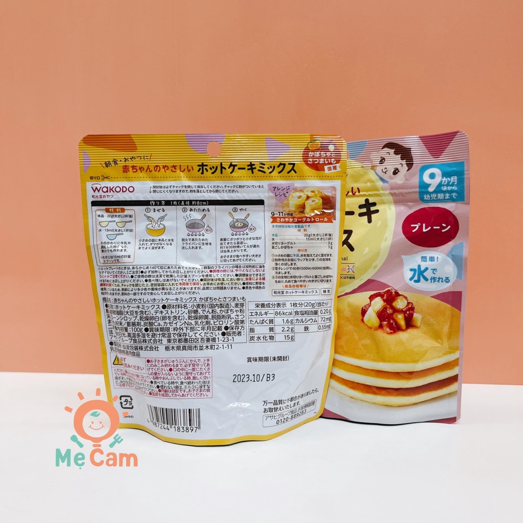 BỘT PANCAKE WAKODO cho bé từ 9 tháng