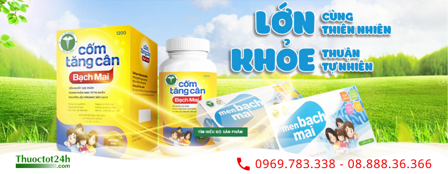 Cốm Tăng Cân Bạch Mai