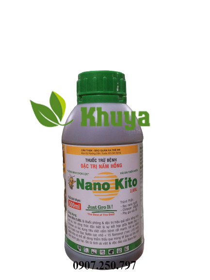 Thuốc trừ bệnh đặc trị nấm hồng Nano Kito 500ml