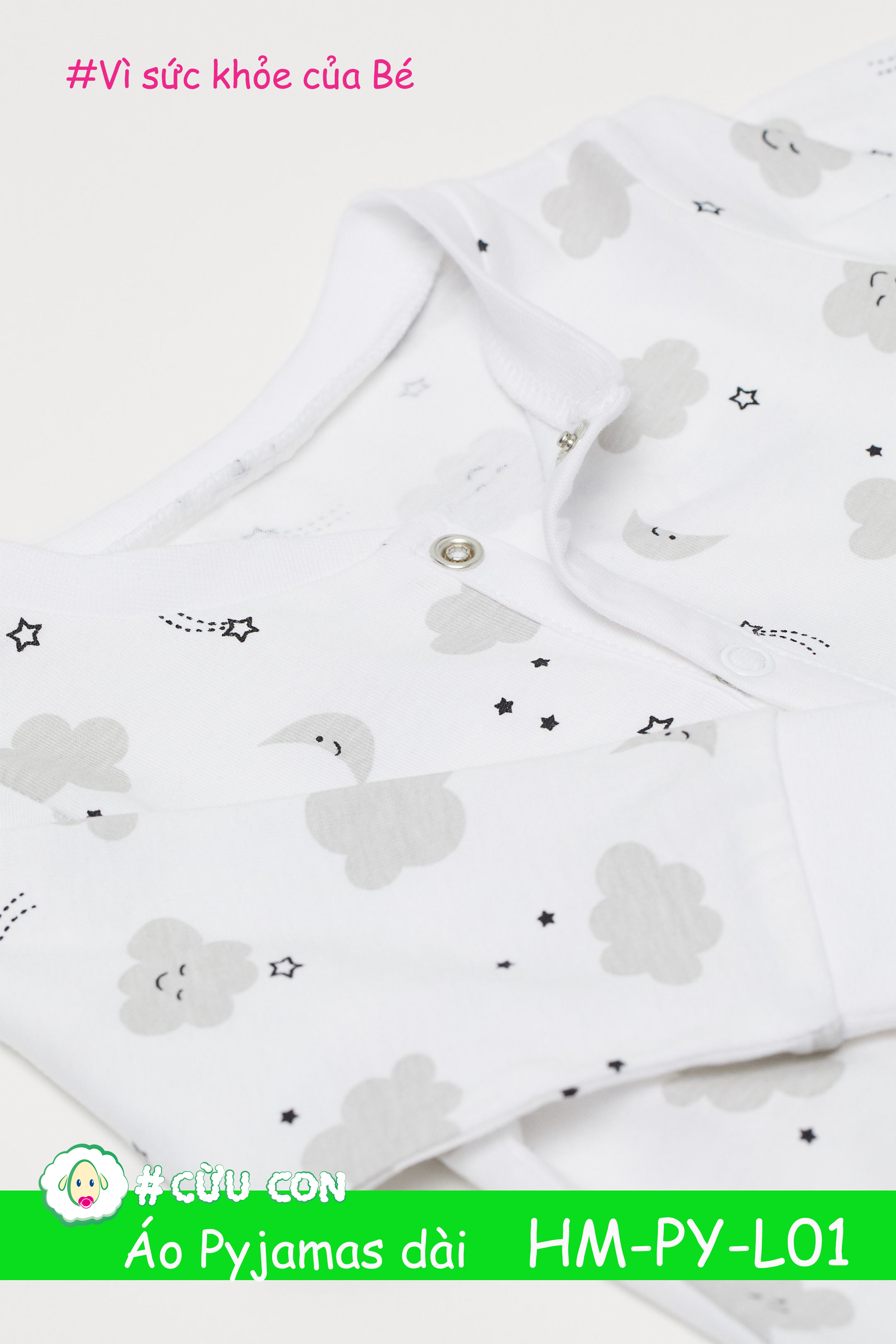 Áo Sleepsuit H&M UK Auth - L01