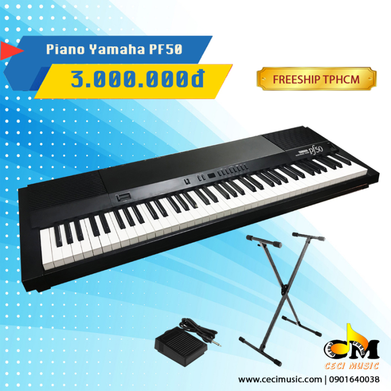 Đàn  Piano Yamaha PF50 Like new 90%. Hàng nội địa Nhật. Bảo hành 6 tháng.