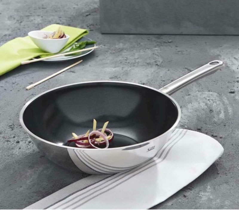 CHẢO XÀO SILIT WUHAN 28 CM, ĐUN TỪ