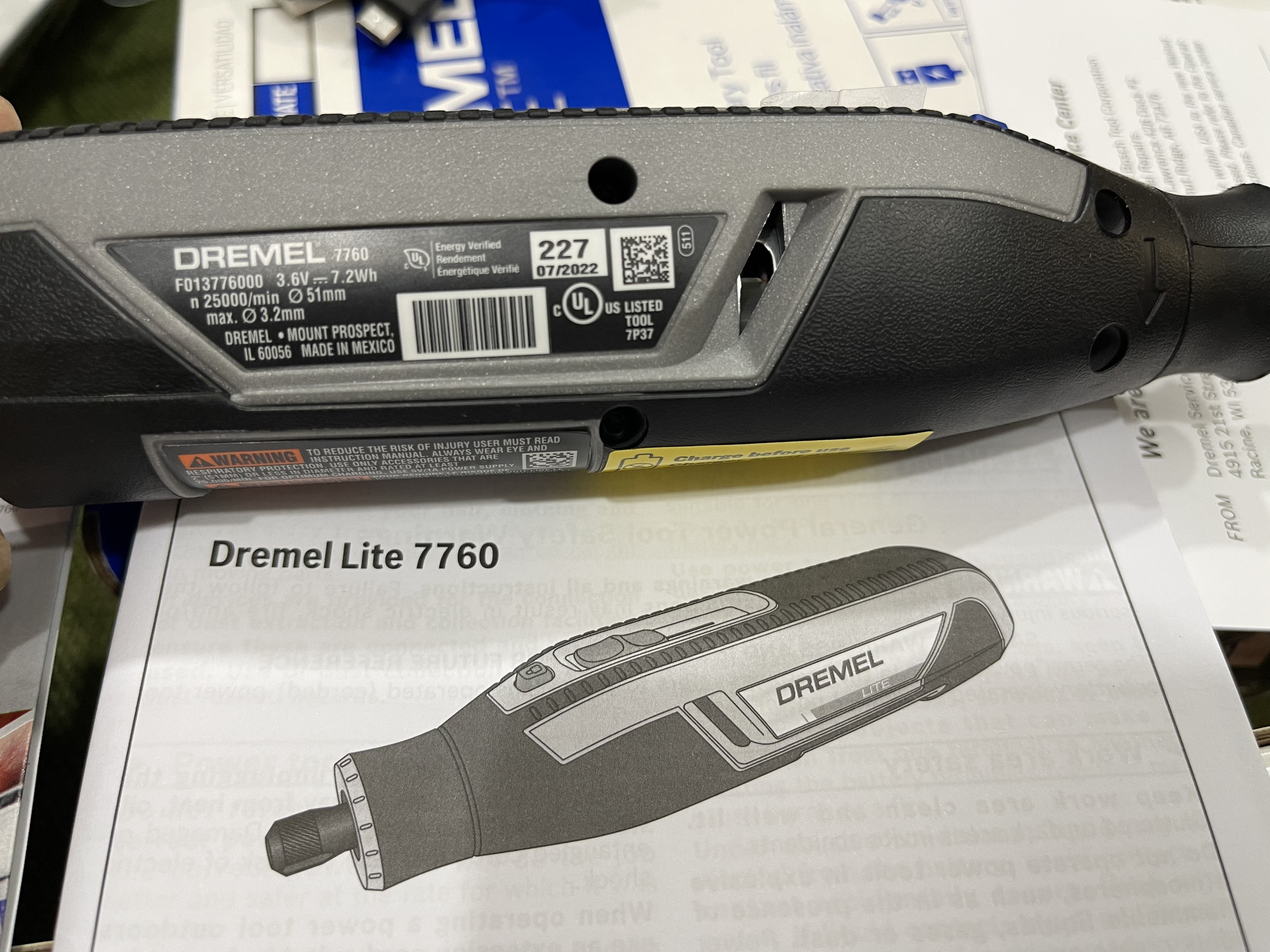 Máy mài mỹ nghệ Dremel 7760 N/10