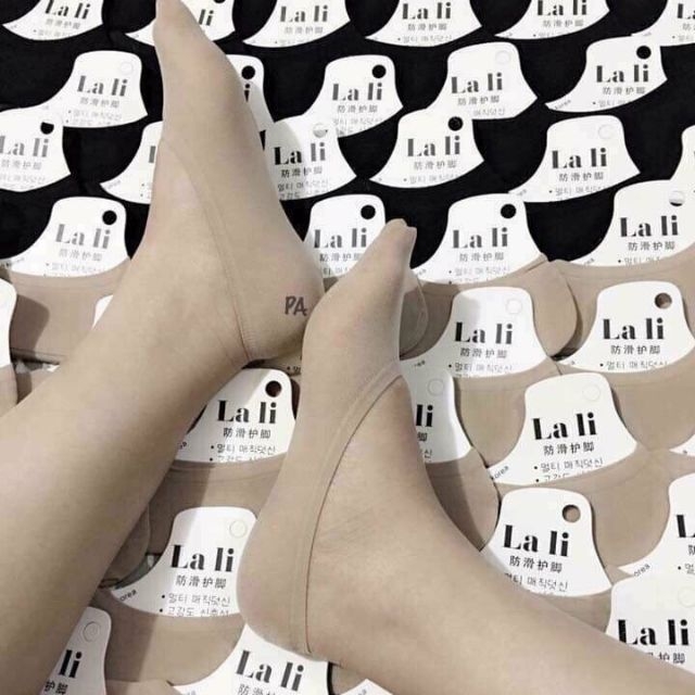Sét 10 Đôi tất hài giấy Lali Hàn Quốc mỏng nhẹ cho mọi lứa tuổi