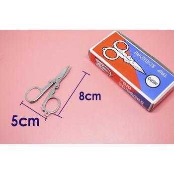 Kéo cắt tỉa lông mũi lông mi gấp gọn mini