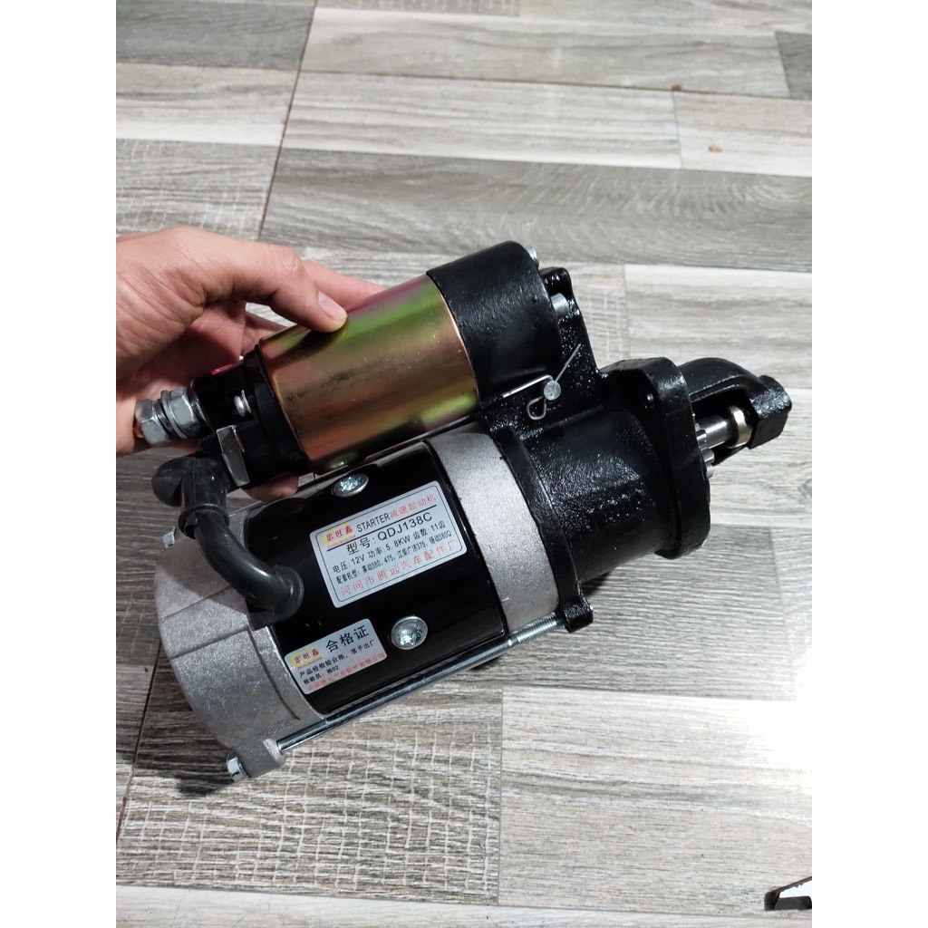 Đề 138c thẳng 11 răng mõm nhỏ 12v ( bộ khởi động xe ô tô )