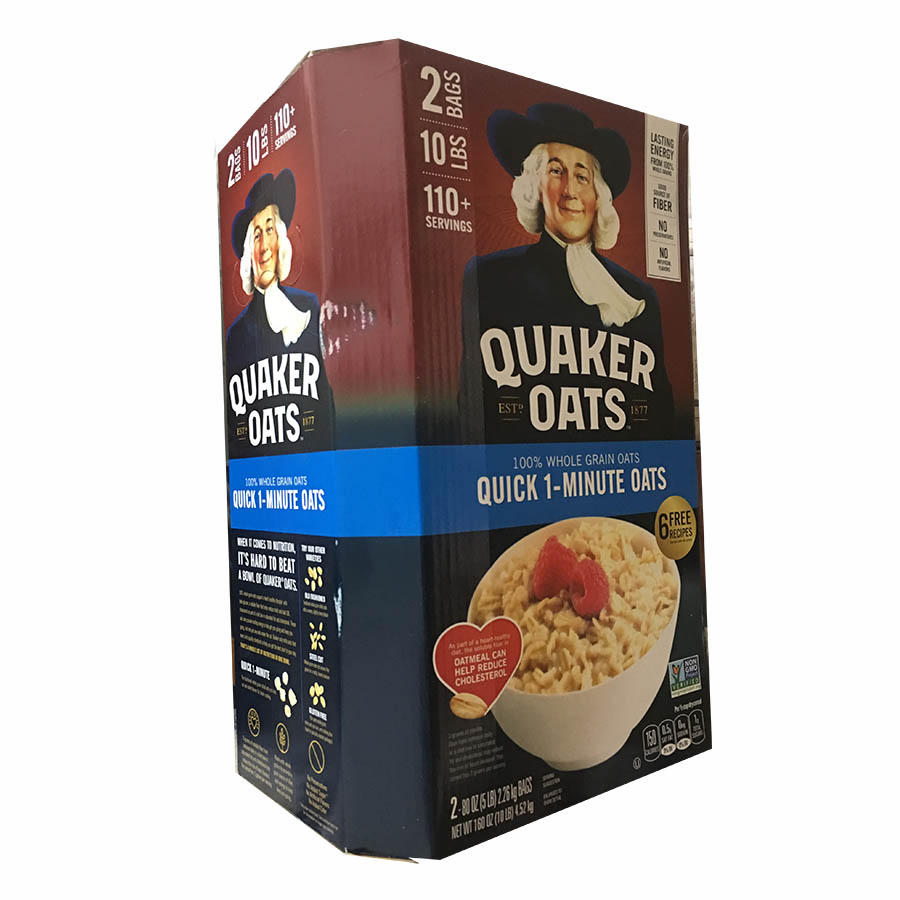 [HCM]NỮA THÙNG YẾN MẠCH QUAKER OATS (2.3KG) LOẠI ĂN LIỀN