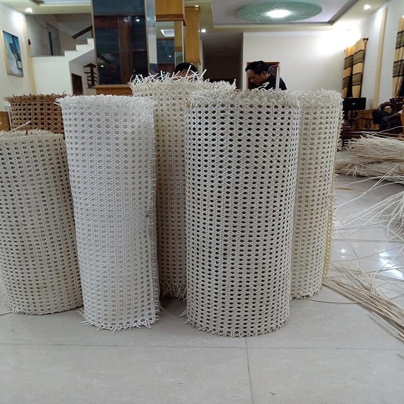 tấm mây đan mắt cáo mầu trắng  khổ cao 0.7m