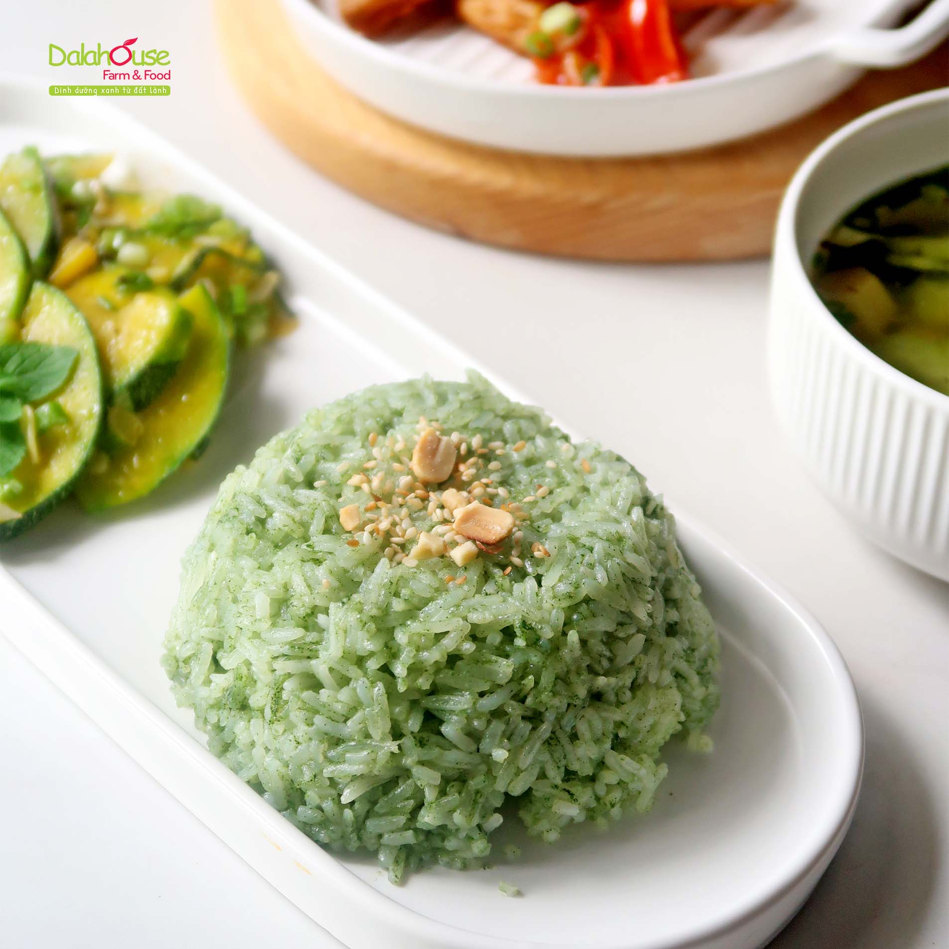 Bột cỏ lúa mì sấy lạnh Dalahouse hộp 120g